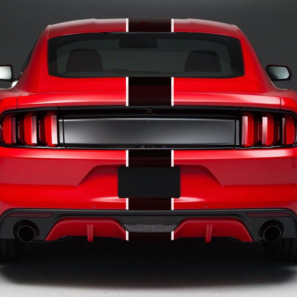 3Pcs Auto Aufkleber Grafiken Streifen Kit Vinyl Tuning Abdeckung Für Ford Mustang GT500 GT350 GT Auto Haube Bonent Dach schwanz Dekor Aufkleber