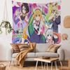 Miss Kobayashi Dragon Maid Anmie Cartoon Tapestry Art Science Fiction Room Home Decor Wall Hanging Sheets