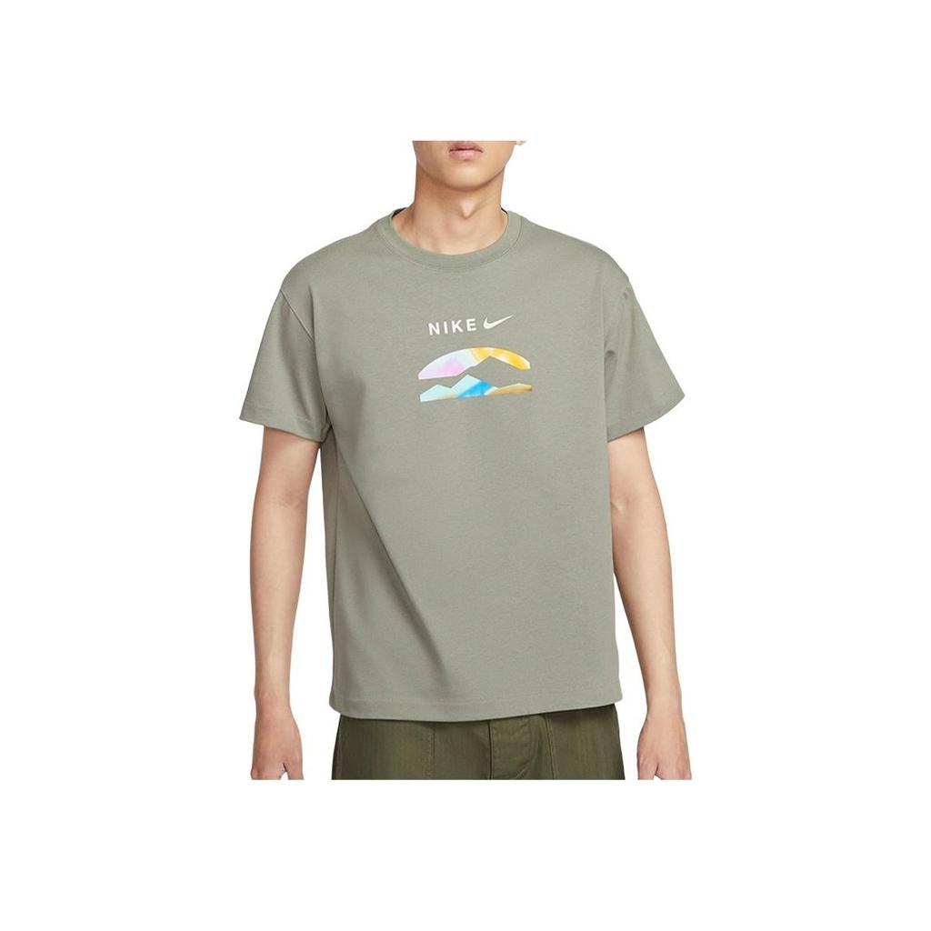 Nike Comfortable Breathable Round Neck Short Sleeve T-Shirt Men tops Dark-Gray HJ3958-053