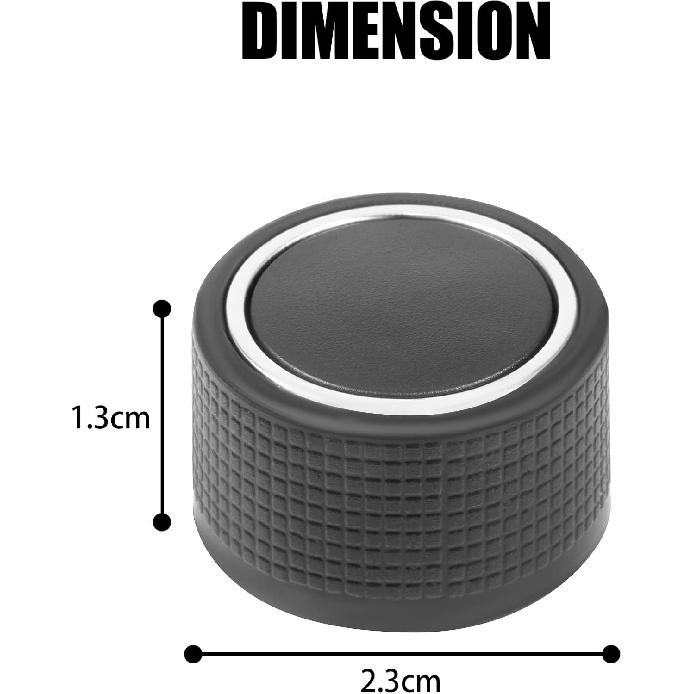 VOFONO Rear Radio Audio Volume Control Knobs 2PCS, Stereo Knob Buttons Replacement for 07-13 Chevy Chevrolet Silverado GMC Acadia Sierra Denali Yukon