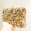 Gold Metal Stone Crystal Evening Clutches For Women Rhinestone Wedding Bridesmaid Luxury Designer Diamond Party Purses