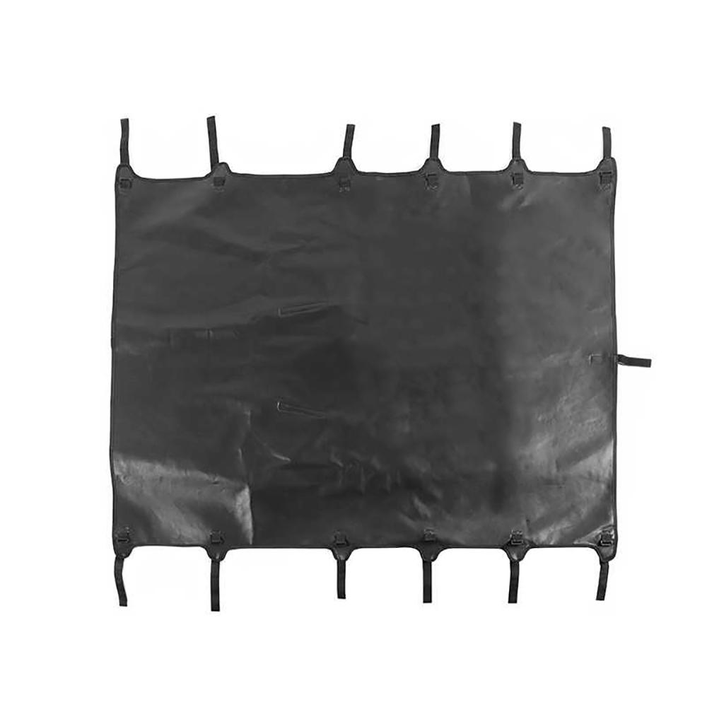 Car Top Roof Cover PU Leather Soft Sunshade For 1997-2006 Jeep Wrangler TJ Black