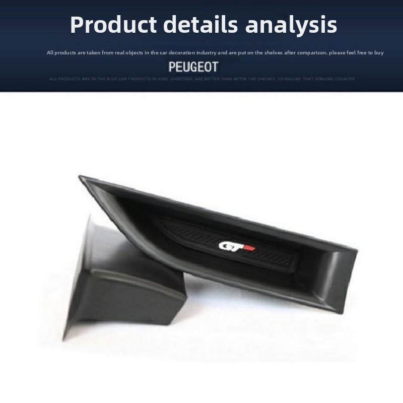 For Peugeot 3008 GT 2017 2018 2019 2020 2025~2025 2025 2025 Door Armrest Storage Box Organizer Tidying Tray Interior Accessories
