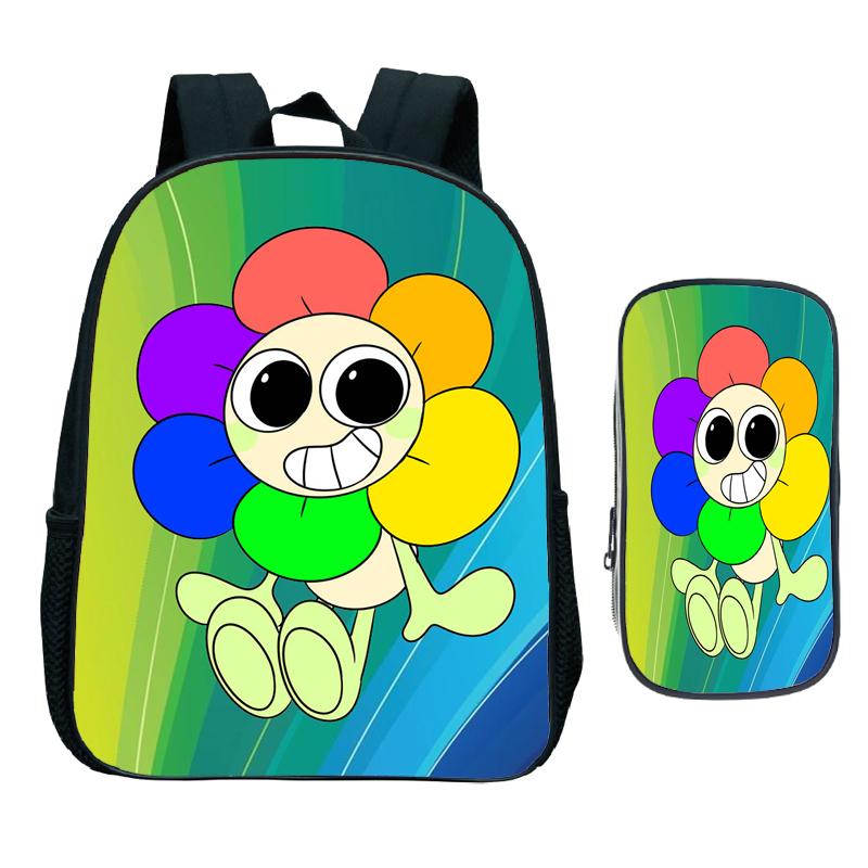 2 szt. Plecak przedszkolny Dandy's World Plecak szkolny z kreskówką dla dzieci do przedszkola dla małych dzieci, artykuły szkolne, torby dla niemowląt