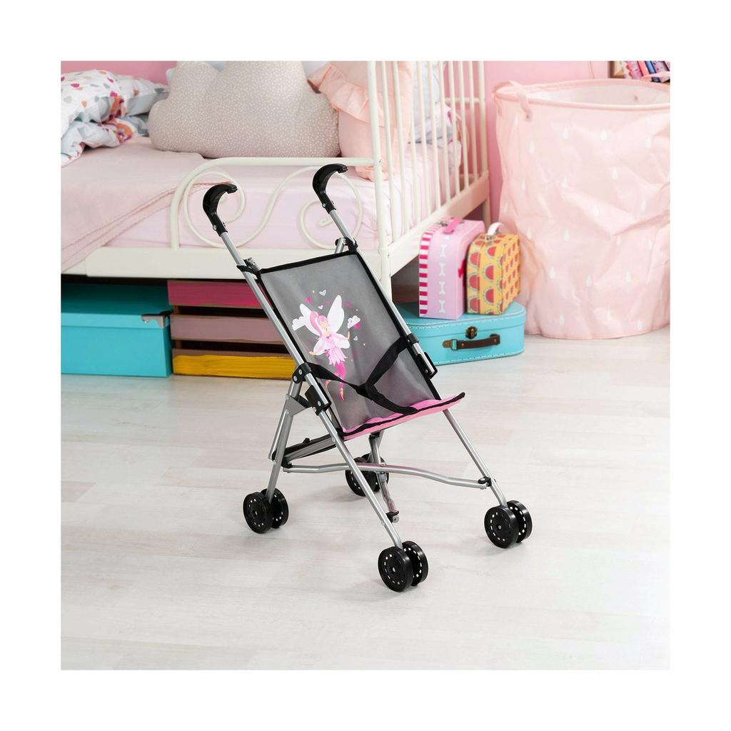 Doll Stroller Reig Umbrella Gray Fairy