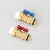 PPR Brass Ball Valve for Vertical Floor Heating Manifold with Inlet and Return Valves