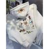 Sweater women's model, fleece and thicker brand feeling in autumn and winter, showing thin milk fu lazy