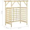 Pergola for 2 Trash Bins Pressure Treated Pine Wood
