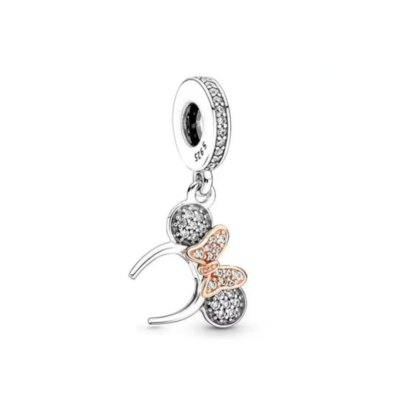 Copper Metal Moon, Kettle Bead Component Cat, Girl Pendant Bead Component Ideal Designed For European Authentic Original Bracelet High Quality Fine