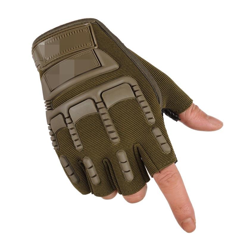 Military fans tactical half-finger gloves men's outdoor non-slip and wear-resistant special forces training sports