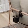 Punch-free Rotating Desk Cup Holder Universal Adjustable Upgraded Arm Clamp Stand for Coffee Mugs Water Bottles Insulated Bottle