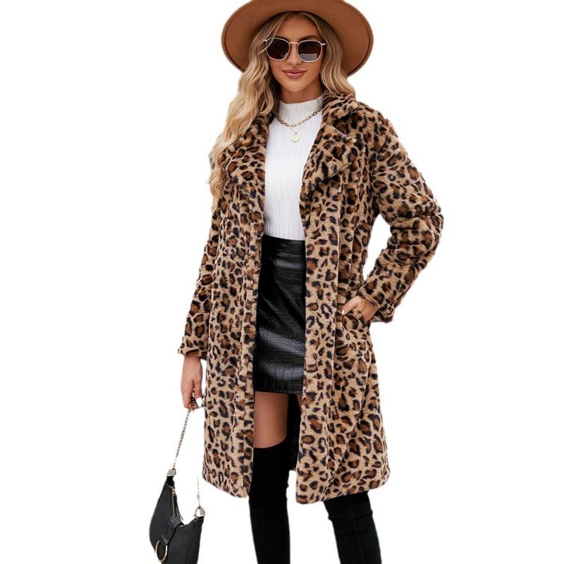 Fashion Casual Square Collar Long Coat Autumn and Winter