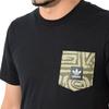 Adidas Originals Skateboarding Dakari Pocket S/S Tee Comfortable Soft Skin-Friendly Short Sleeve T-Shirt Men Tops Black DU8339