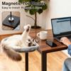 Adjustable Cat Desk Hammock – Space-Saving Alternative To Cat Tree, Breathable Mesh & Plush Covers, Tool-Free Install,