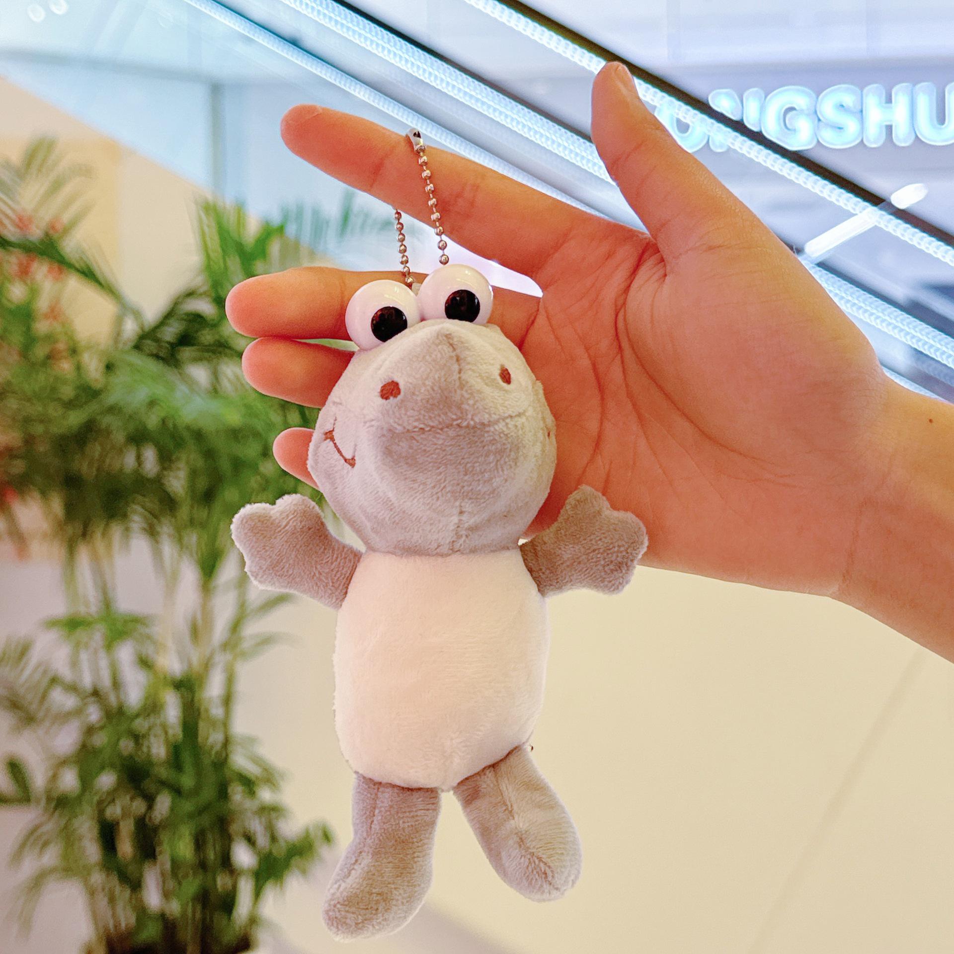 

Плюшевая игрушка Крокодил с выпученными глазами - Милый кулон-шарм для сумки в виде крокодила для девочек Height 13cm