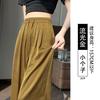 Ice Silk Wide-leg Pants Women's Summer Thin High-end Drape Narrow Version Straight Acetate Satin Pants