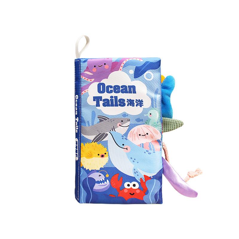 Baby Tearresistant Fabric Book With Bilingual Content For Early Childhood Learning And Sensory Development