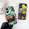 Supercar Comics Super Car Taillights Phone Cover for Xiaomi Redmi Note 12 11 10 A3 Pro 10A 10C 12C Note12 5G Protective Case