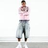 Y2K Men's Oversized Dollar Print Zip-Up Hoodie - Retro Harajuku Streetwear Style