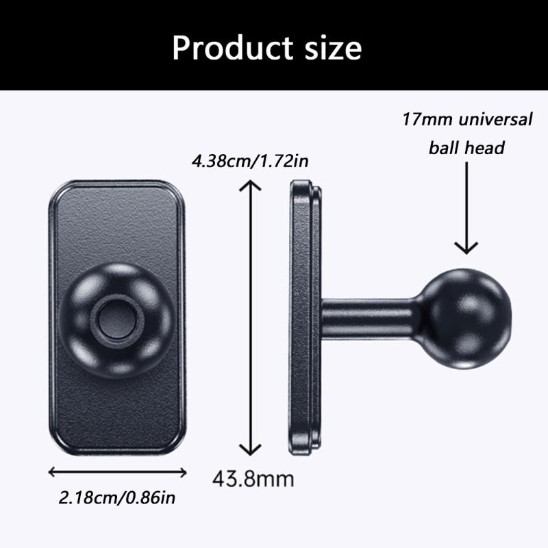 360 Degree Rotating Magnetic Base Phone Mount Bracket for Metal Surfaces Universal Stand Holder for Most Mobile Phone