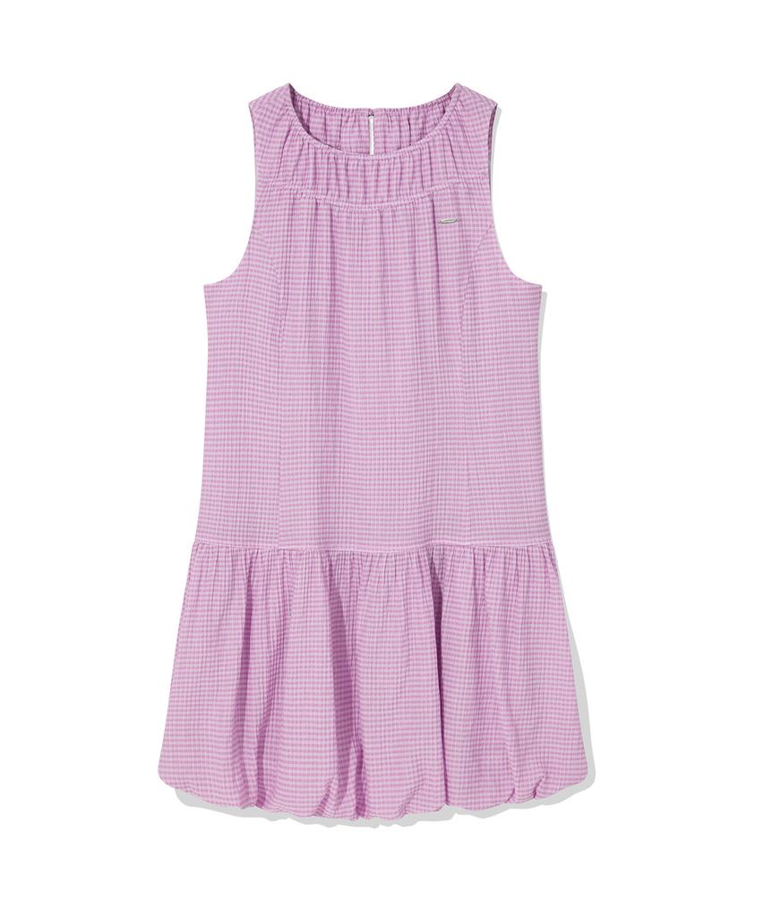 Covernat Woman Balloon Sleeveless Dress Light Purple