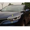 For Renault Kadjar 2016 2017 2018   Car Body Front Head Light Lamp Detector Frame Stick ABS Chrome Cover Trim Parts 2pcs