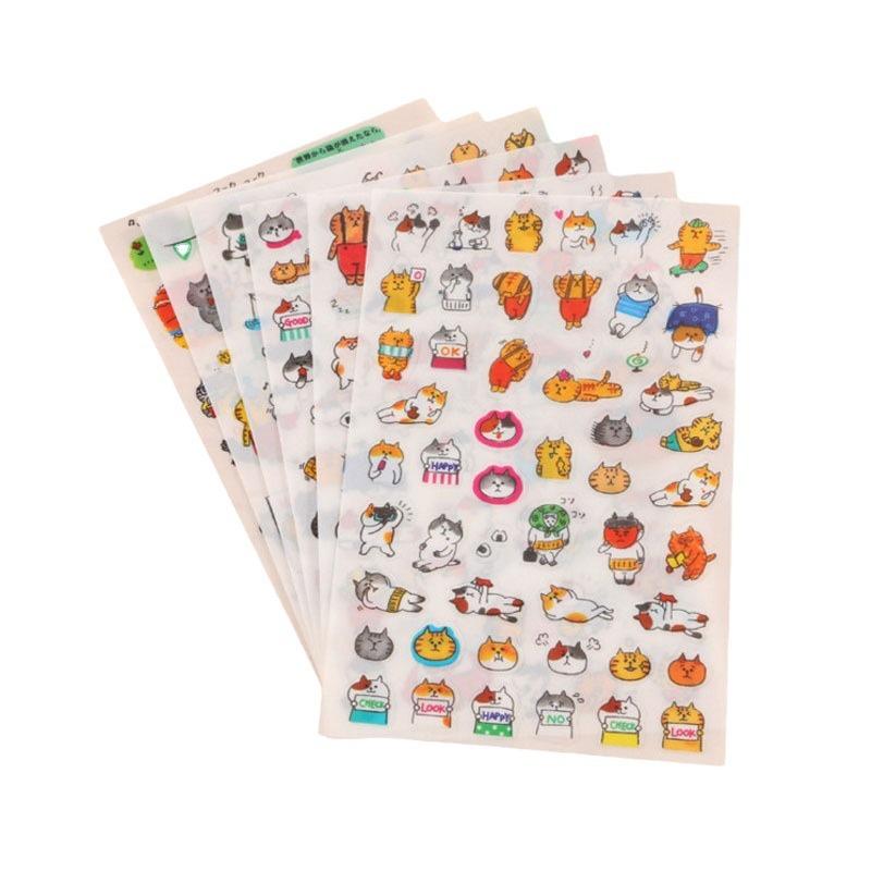 

1 Set Cute Korean Cartoon Cute Hand Account Graffiti Stickers for Bicycle Hand Account Pencil Case Decals