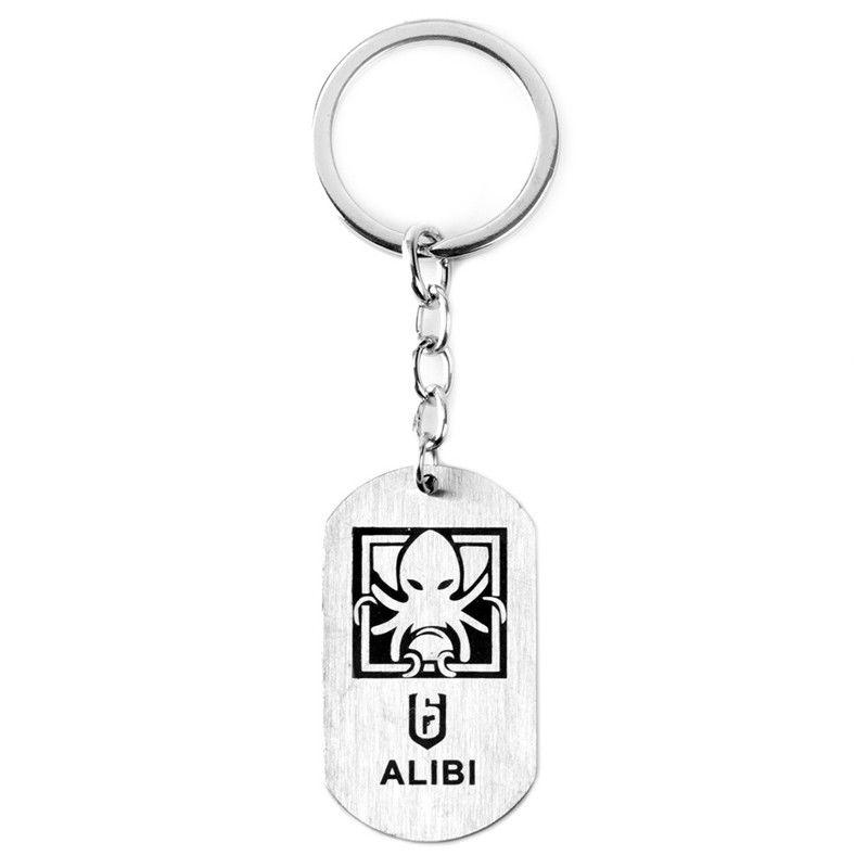 Buy Tom Clancy's Rainbow Six Siege Logo Metal Keychain Pendant Car
