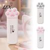 Stylish Pill Storage Container Portable Box, Cute Cat Paw Design, with Sealed Buckle Lid, Moisture-Proof Box 3 Compartment Organizer, Medicine Holder