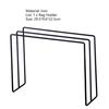 Dishcloth Holder Non-slip Ventilate Iron Three-bar Design Towel Holder Home Organizer