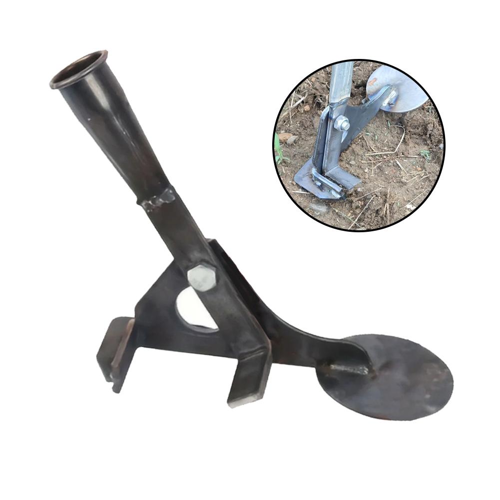 Wurzelzieher-Werkzeug für Mais Baumwolle Aubergine Paprika - Manuelles Unkrautstecher-Werkzeug mit Klemmmechanismus und ergonomischem Aluminiumgriff
