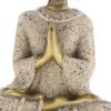 Die Sandstein-Meditations-Buddha-Statue-Skulptur, handgeschnitzte Figur