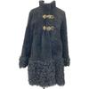 MIUMIU [Domestic Regular] MPS377 1CQY Sheepskin Mouton Coat 42 blackUsed