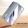 For Samsung Galaxy Z Fold 3 4 5 6 5G Case Magnetic Hinge Screen Glass Film Retractable Pen Slot Bracket Cover For Galaxy Z Fold6