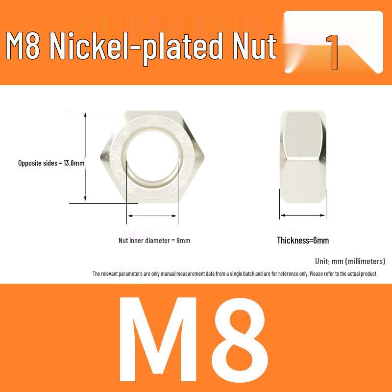 Hex Nut & Washer Set with M4*16 Self-Tapping and M6*16 Screws