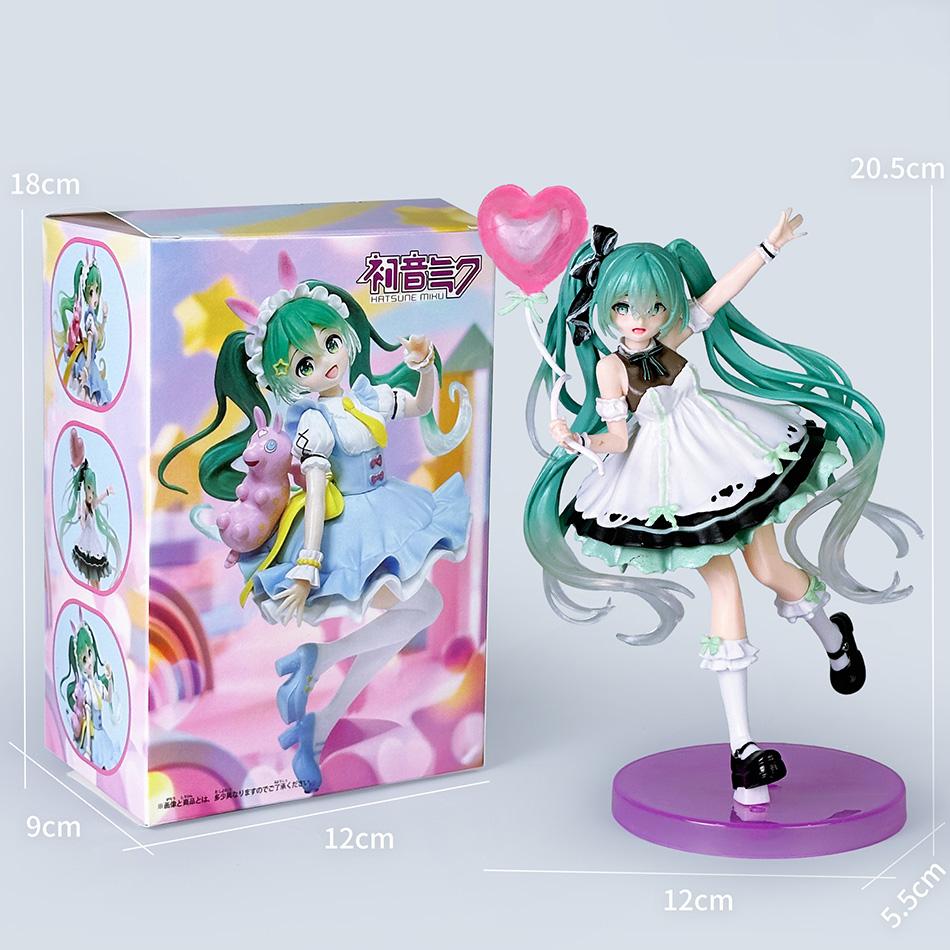Original Hatsune Miku Birthday Party  AMP Figure Ver. Anime Action Model Collectible Toys Gift