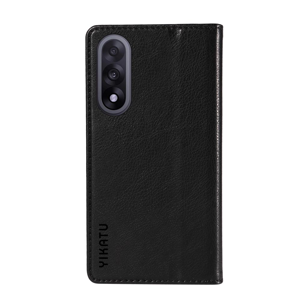 For OnePlus Nord 5 5G/OnePlus Ace 5 Ultra 5G Wallet Case YIKATU YK-006 Magnetic Closure Leather Phone Cover Litchi Texture