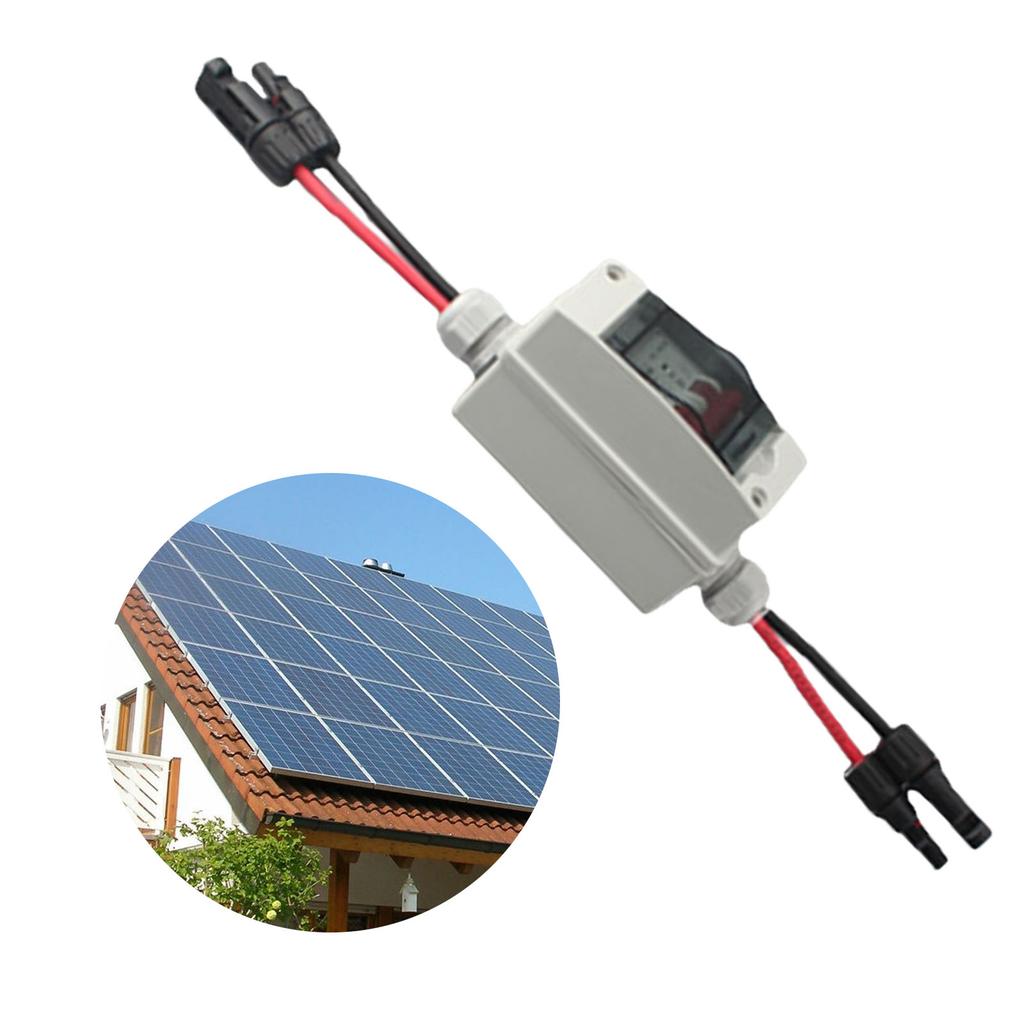 Solar Disconnect Switches with 260mm Cable Photovoltaic Isolator Switches Power Disconnection Switches Simple Operate