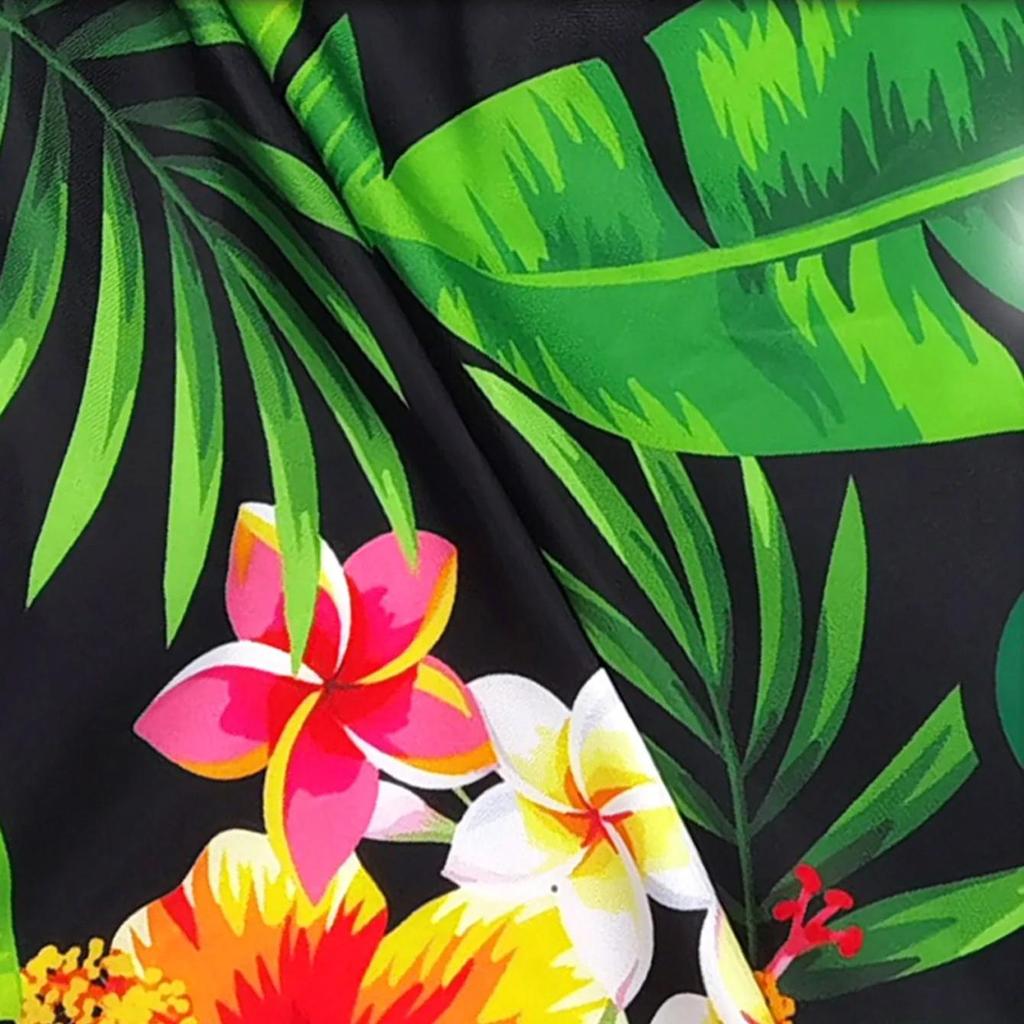 Dschungel Wald Orchidee Blume Muay Thai Kickboxen Boxen MMA UFC Shorts Fitness Sport Unisex Männer Frauen Workout Schnelltrocknend Elastisch Hoher Bund Training