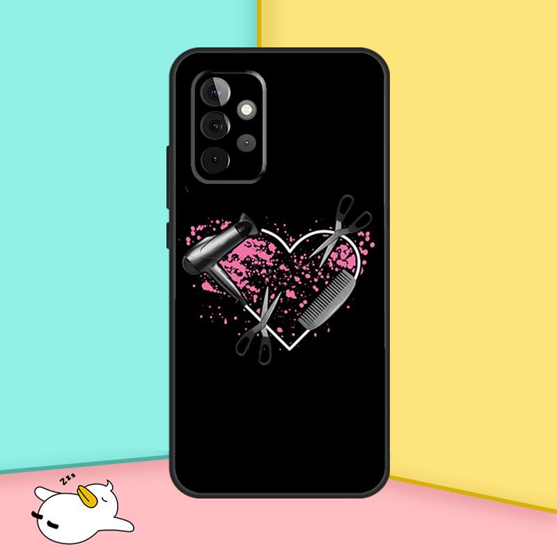 Hair Stylist Hairdresser Case For Samsung Galaxy A16 A06 A26 A36 A56 A53 A32 A52 A33 A13 A55 A35 A15 A14 A34 A54 A17