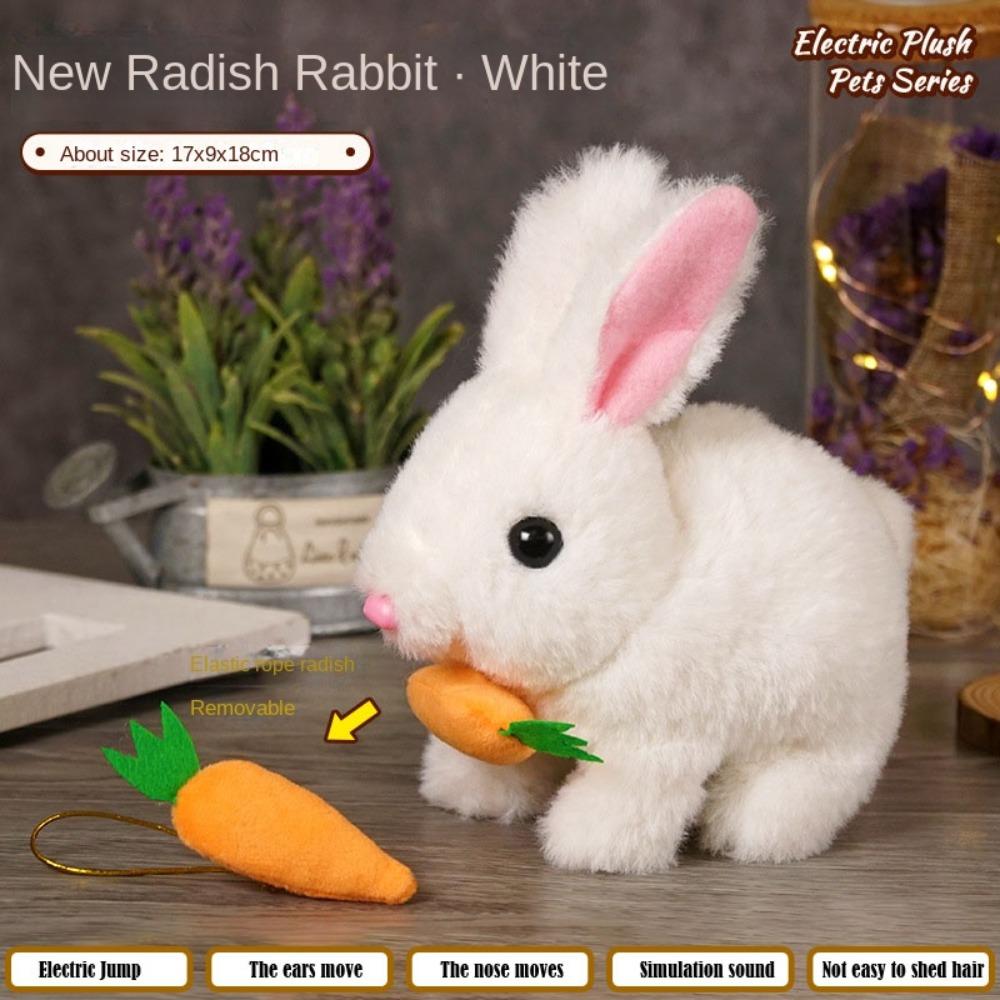 Easter Rabbit My Realistic Bunny Toy Lifelike Vitality Bliss Bunny Cute Plush Bunny Doll  Children