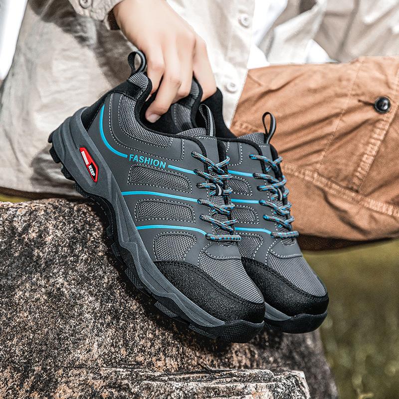 Sneakers men's spring new outdoor mountaineering casual breathable low-top sports travel men's shoes cycling shoes