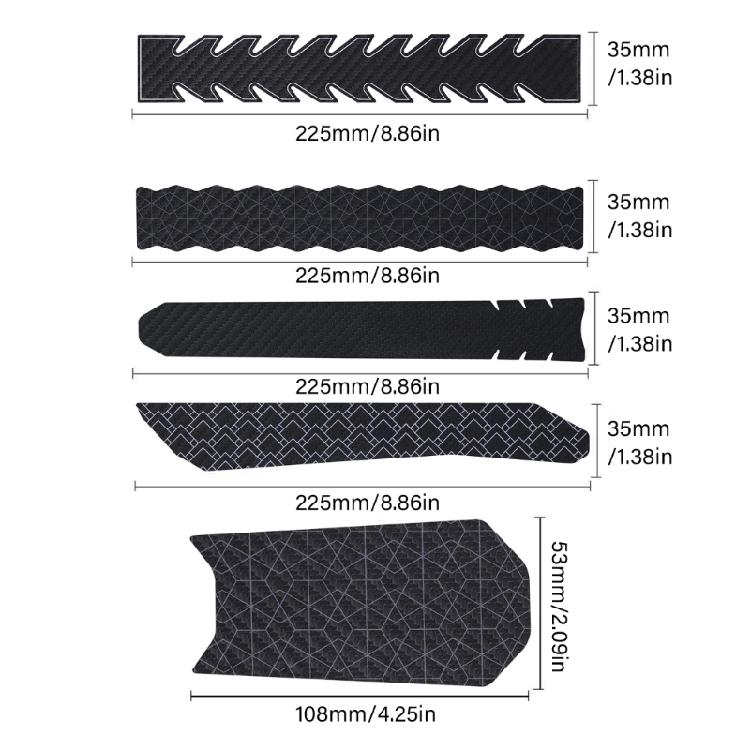 Bicycles Frame Chain Guard Chain Wrap Cycling Bike Chainstay Protective Cover Frame Chain Protectors Sticker Cover Wrap