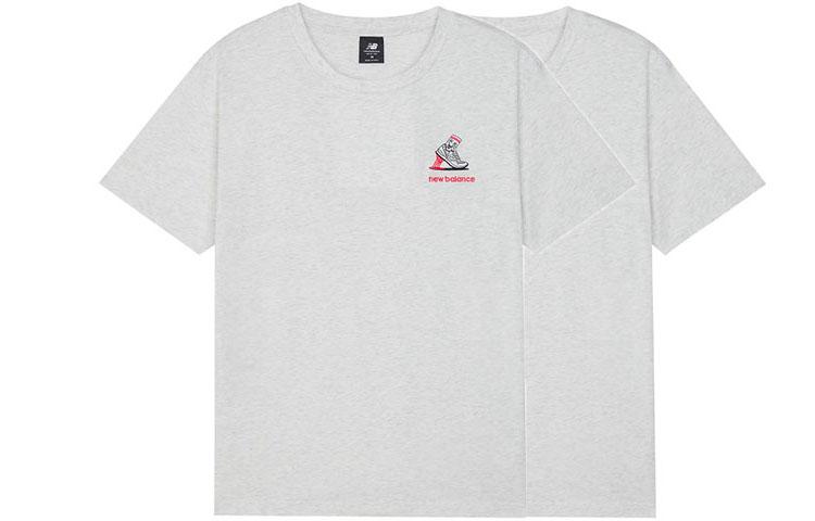 New Balance T Shirts Unisex Crew Neck Moderate Straight Fit AMT13573-SAH
