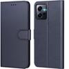 Aizsargvāciņš - xiaomi - redmi note 12 - pret skrāpējumiem - magnētiska aizdare - tumši zils