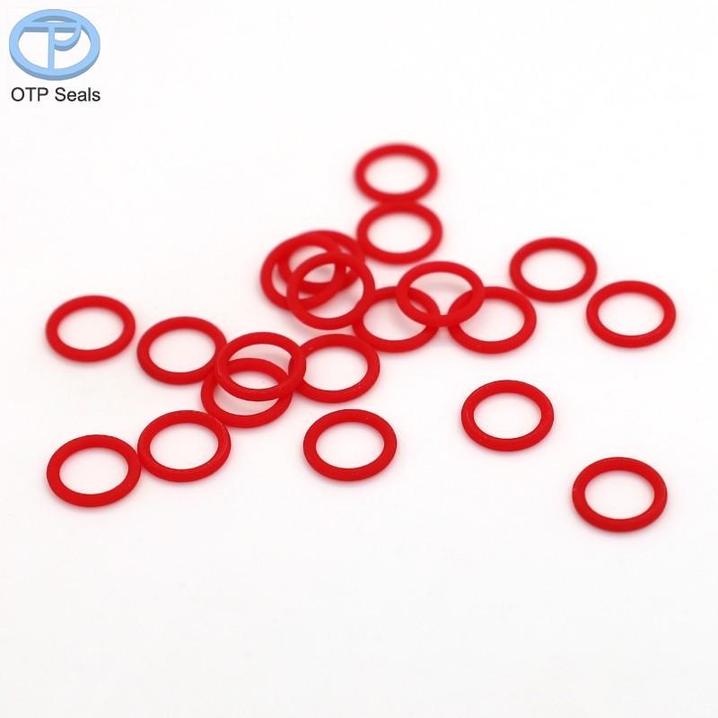 

100 Packs 5.5mm x 1mm ID*CS red Polyurethane O-Ring seal PU Wear-resistant seals Non-Standard parts factory Customized Wholesale