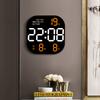 New Clock, Fashionable Living Room Wall Clock, Desktop Alarm Clock, Simple LED Appearance Alarm Clock, Bedside Clock
