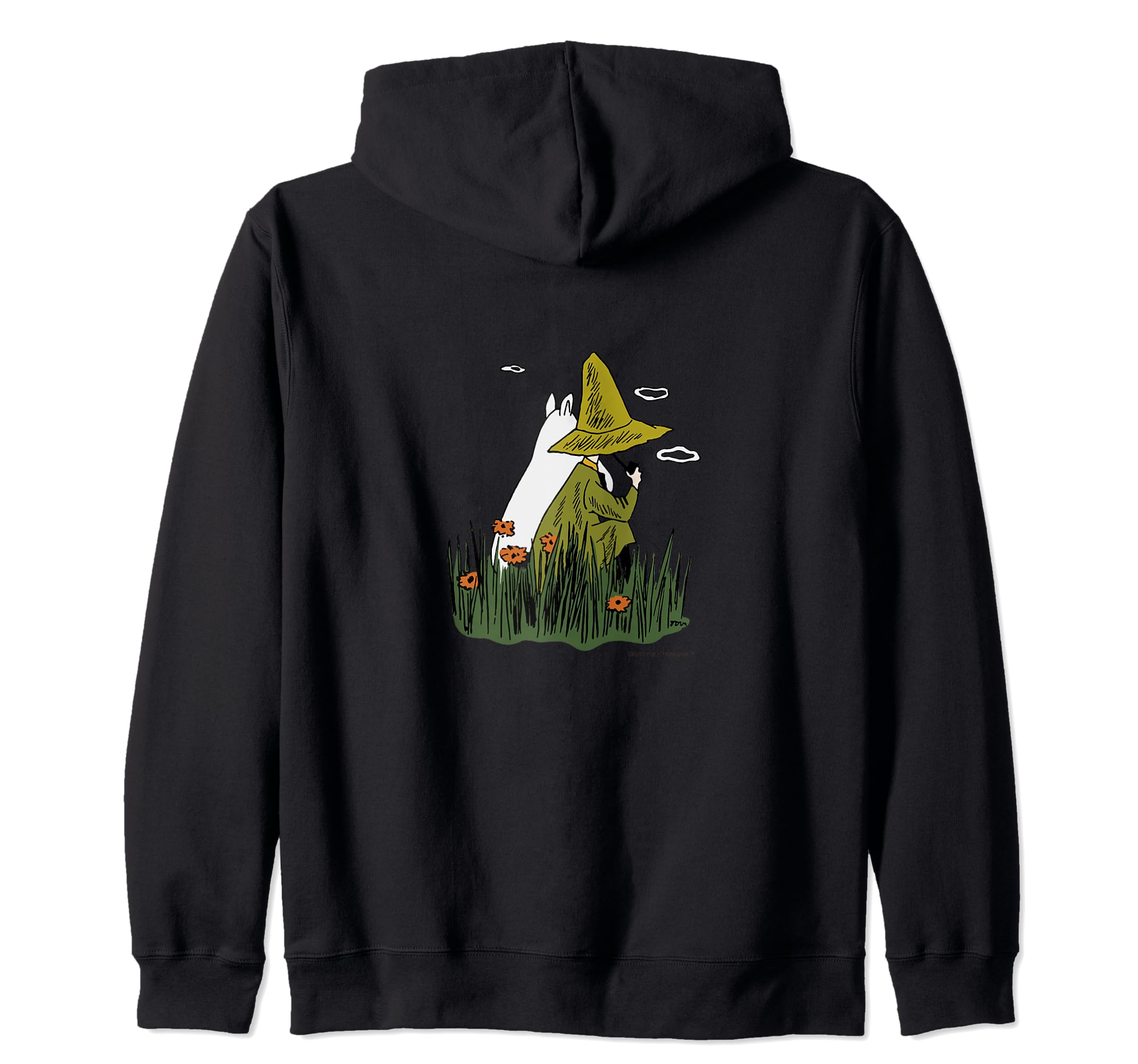 

Moomin & Snufkin Back View Zip Hoodie