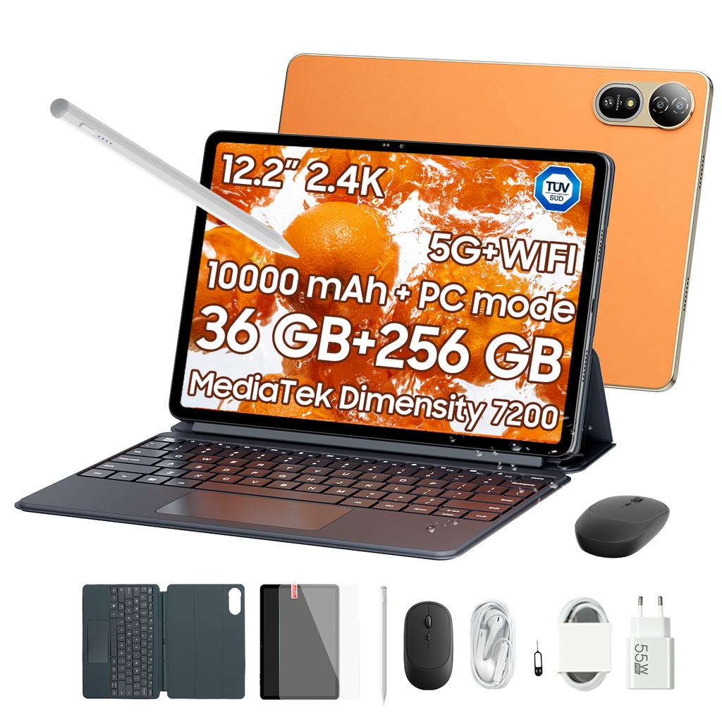 Blackview MEGA 12 5G Tablet 12.2 Inch 120Hz 12GB RAM 256GB ROM Android 16