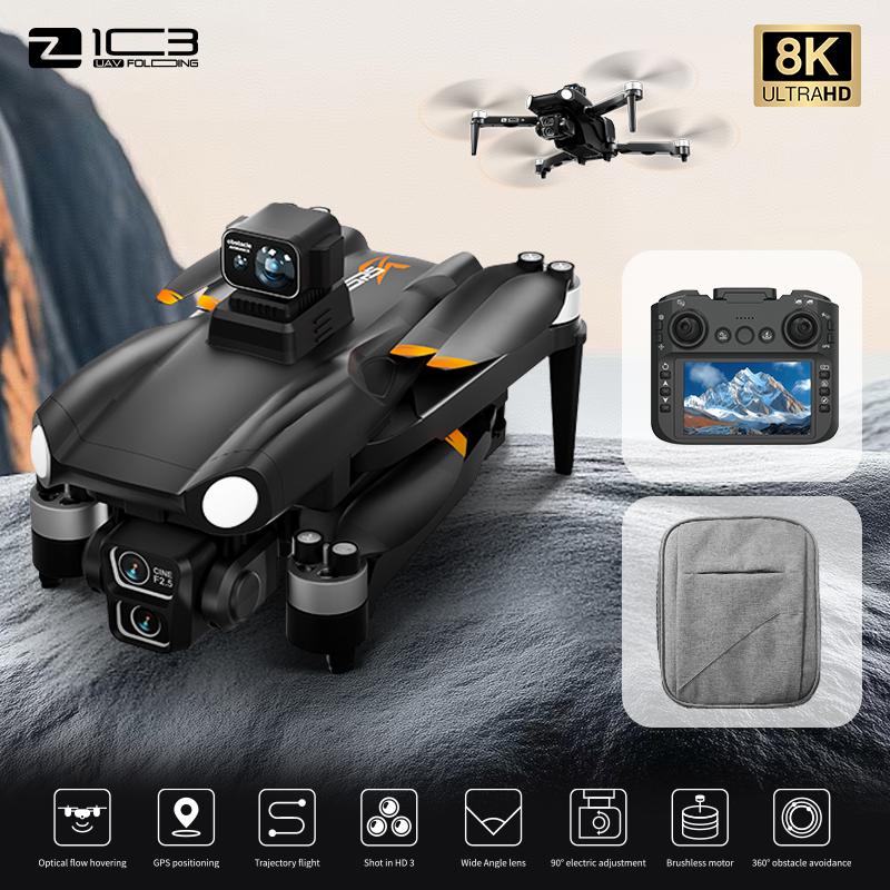2026 New GPS Z103 Drone 360° Obstacle Avoidance Professional 8K Three Axis Self Stabilization HD Camera Brushless RC Folding Quadcopter Toy Gifts